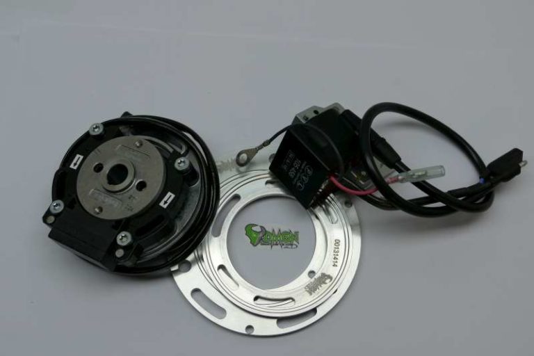 PVL complete analog System for Yamaha YZ SC DT MX IT RT 360, 400, 500 inkl. Adapterplatte Year 1970-1978